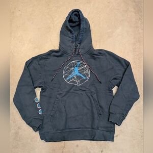 Air Jordan Nike Hoodie Mens S Navy Sports MJ